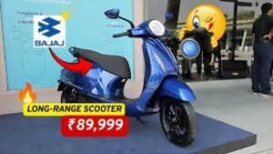 2025 Bajaj Chetak EV: A Long-Range Electric Scooter Launching at Just ₹89,999!