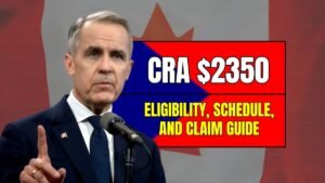 CRA $2350 Canada Payment for June 2025: Full Eligibility, Schedule, and Claim Guide