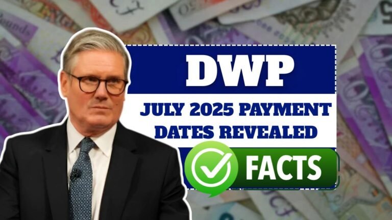 DWP July 2025 Payment Dates Revealed