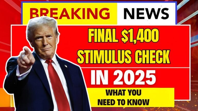 Final $1,400 Stimulus Check