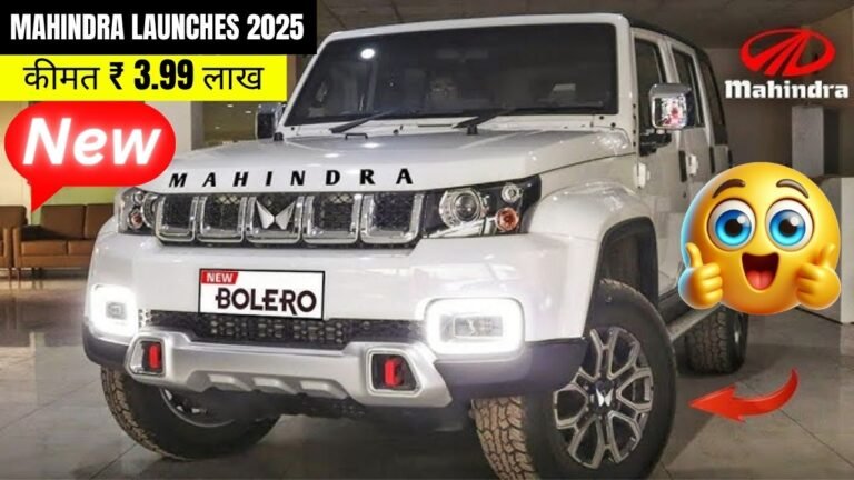 Mahindra Launches 2025 Model 9-Seater Bolero With Impressive Safety Features and Mileage – Check Showroom Price