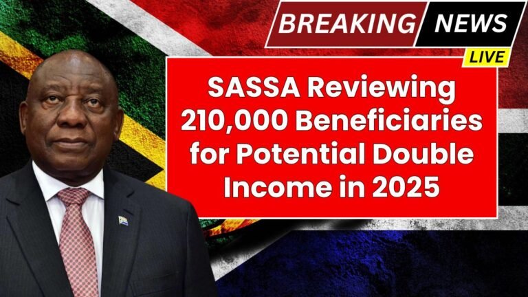 SASSA Reviewing 210,000 Beneficiaries for Potential Double Income in 2025